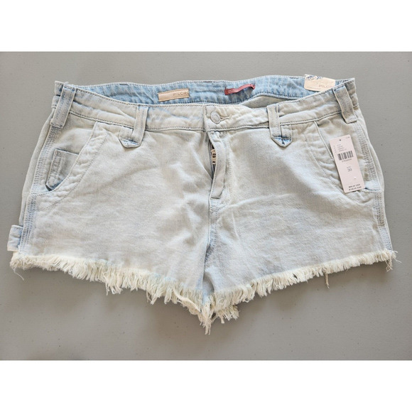 NWT Anthropologie x Pilcro Denim Shortie Five-Pocket Shorts Size 30 - Picture 3 of 14